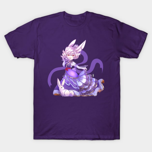 Queen of Rabbits T-Shirt by darklightlantern@gmail.com